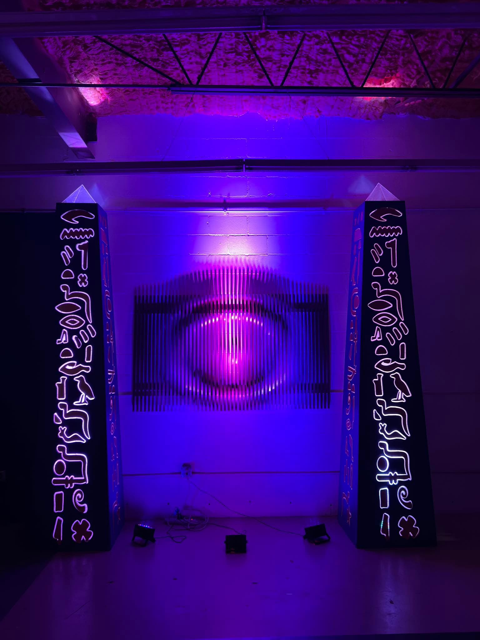Illuminated Geometric Light Box