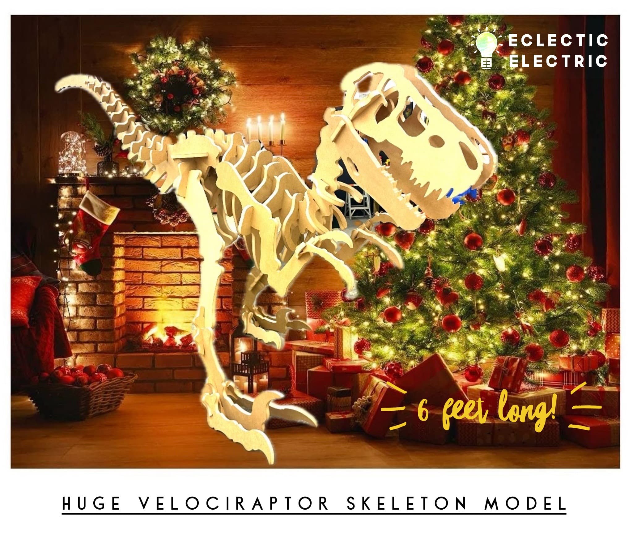 Velociraptor Skeleton Kit