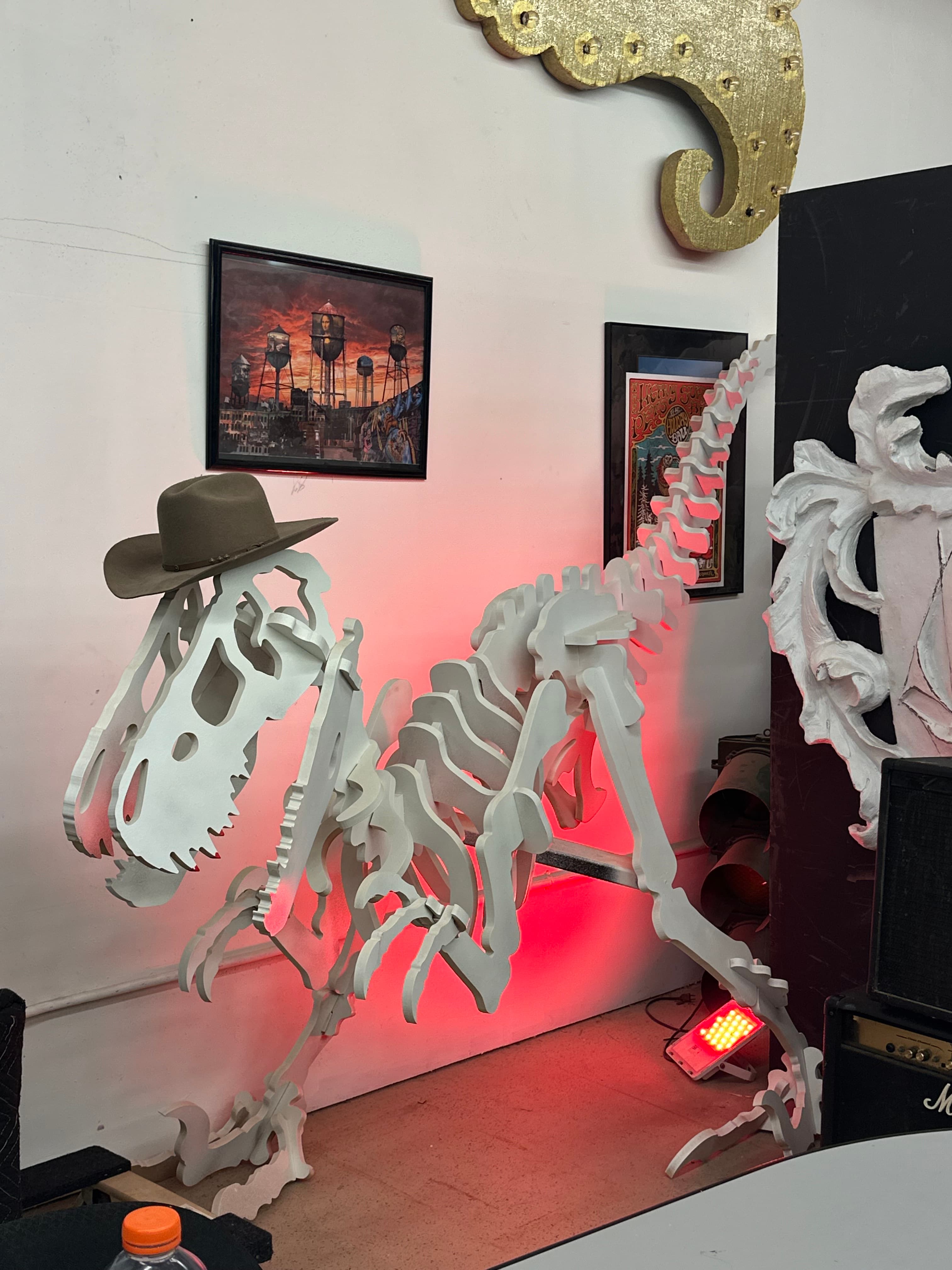 Cowboy Raptor Wall Art