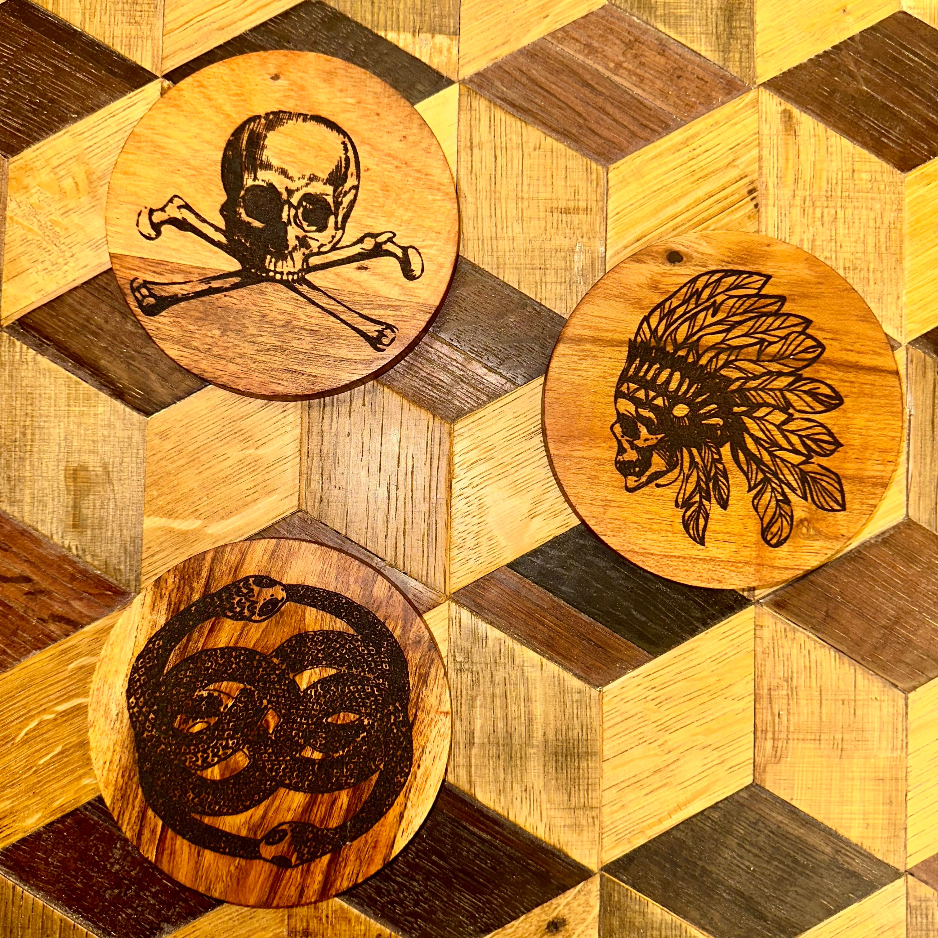Engraved Coaster Set