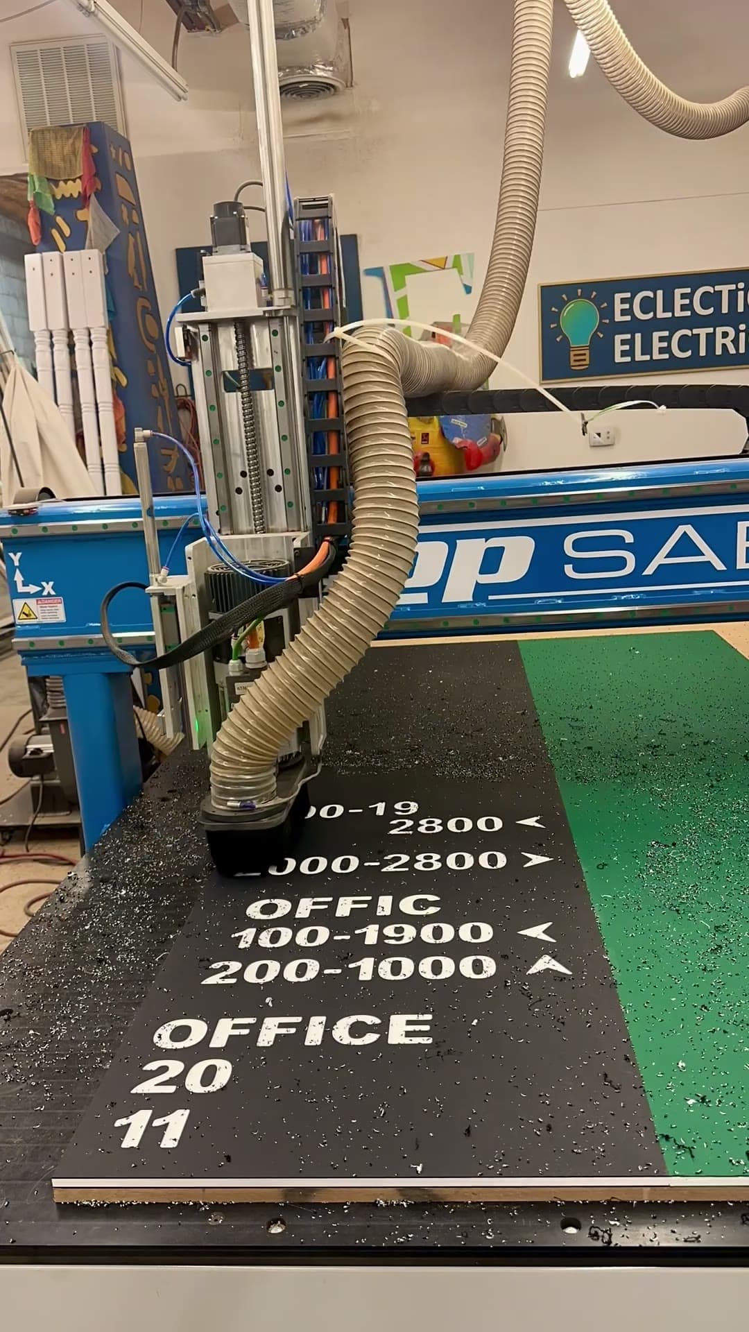 CNC machine shop running production, ShopSabre routing Gainesville FL