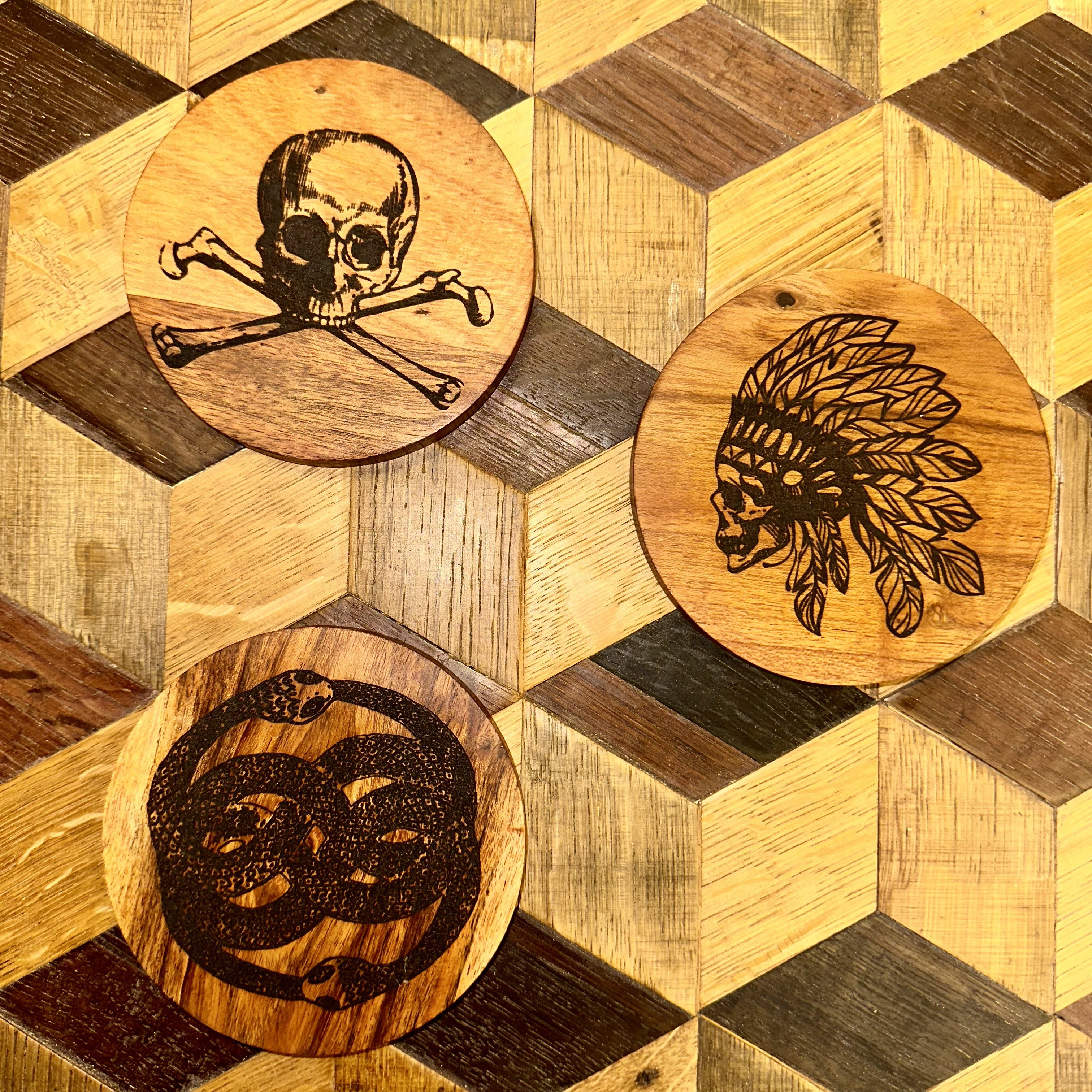 Engraved Coaster Set