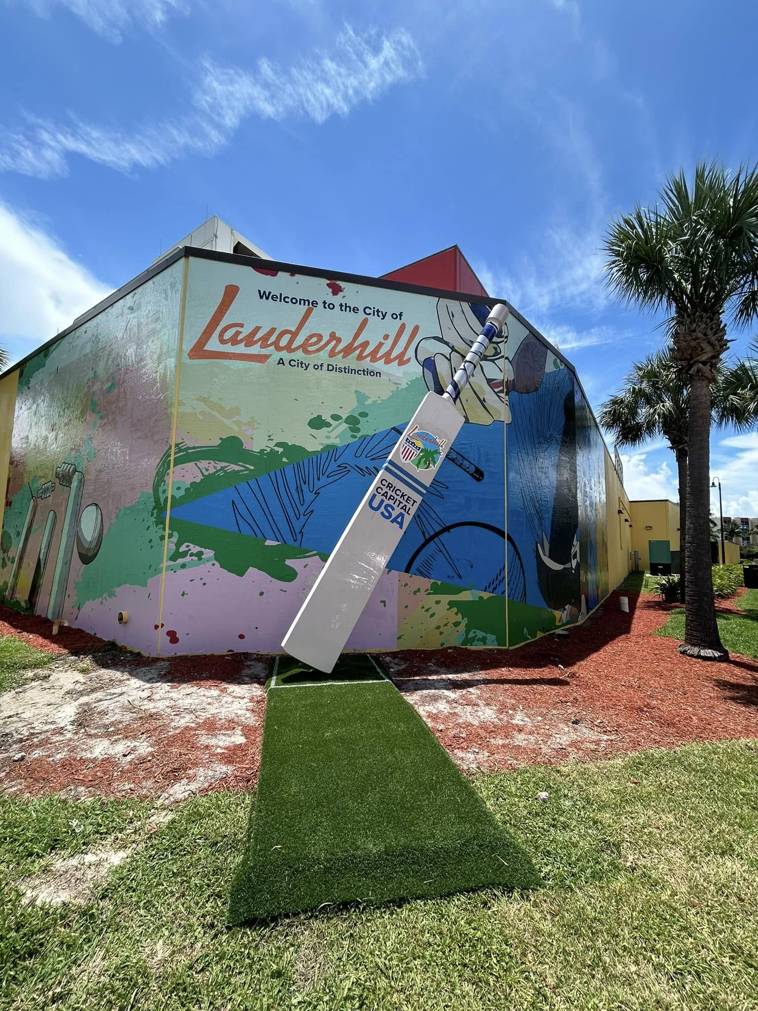 Lauderhill Cricket Mural
